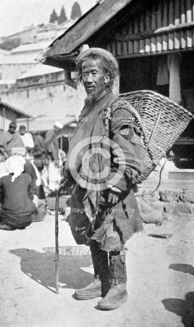 A native of Darjeeling, West Bengal, India, c1910. Artist: Unknown