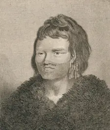 A Native of Sandwich Sound 1784. Artist: James Heath
