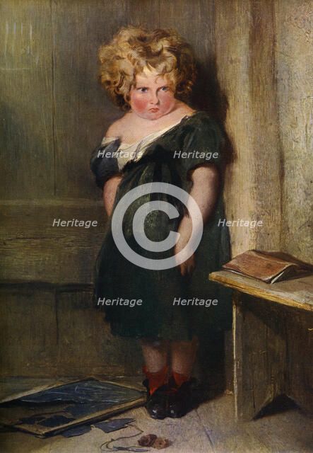 'A Naughty Child', 19th century, (1912).Artist: Edwin Henry Landseer