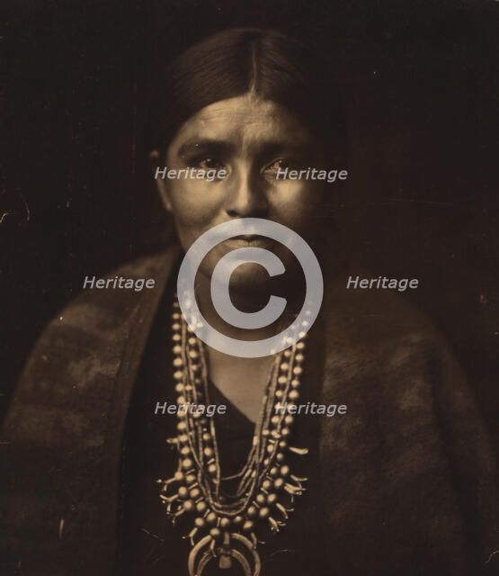 A Navaho woman, c1904. Creator: Edward Sheriff Curtis.