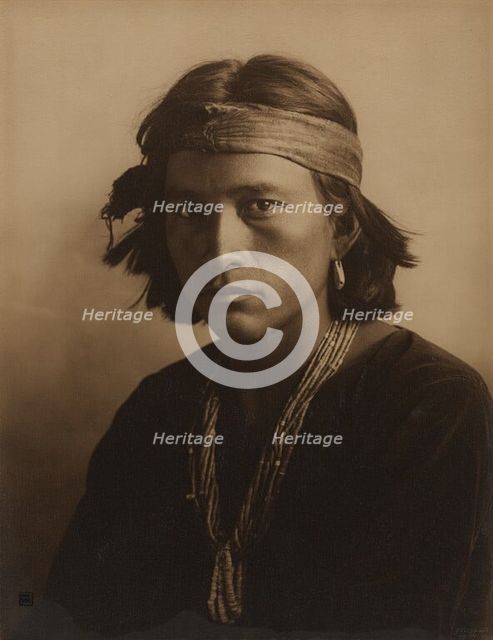 A Navajo Boy, 1907. Creator: Carl E Moon.