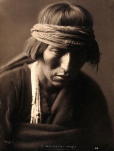 A Navajo medicine man, 1904. Creator: Edward Sheriff Curtis