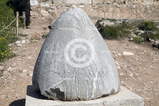 A naval stone, Delphi, Greece. Artist: Samuel Magal