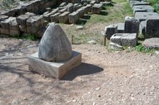 A naval stone, Delphi, Greece. Creator: Samuel Magal