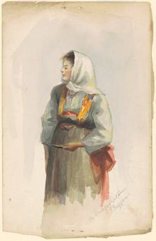 A Neopolitan Beggar, c. 1892. Creator: Marietta Minnigerode Andrews