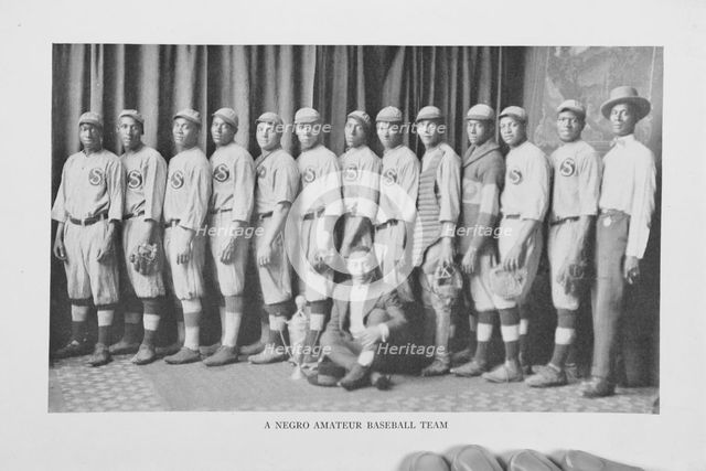 A negro amateur baseball team, 1922. Creator: Unknown.