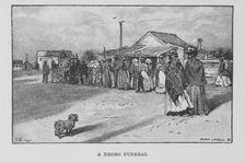 A negro funeral, 1896. Creator: Unknown