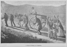A Negro funeral in Virginia, 1882. Creator: Unknown