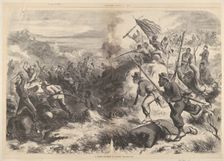 A Negro Regiment in Action (from Harper's Weekly), March 14, 1863. Creator: Thomas Nast