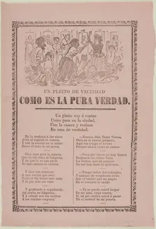 A Neighborhood Dispute, 1907. Creator: José Guadalupe Posada