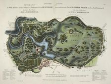 A new and accurate plan of Blenheim Palace, 1835. Creator: Unknown