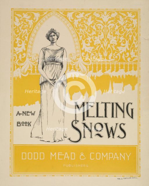 A new book. Melting snows, c1895 - 1911. Creator: Unknown.