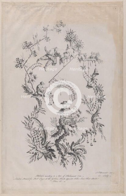 A New Book of Chinese Ornaments. Invented & Engraved by J. Pillement, 1755., Creator: Jean-Baptiste Pillement.