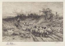 A New England Road, 1888. Creator: Peter Moran