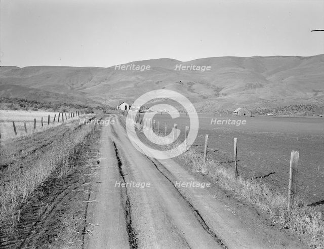 A new house, lumber from Ola self-help sawmill co-op, Gem County, Idaho, 1939. Creator: Dorothea Lange.