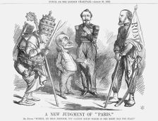 A New Judgement of "Paris" 1862. Creator: John Tenniel
