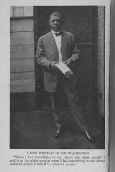 A new portrait of Mr. Washington, 1911. Creator: Unknown