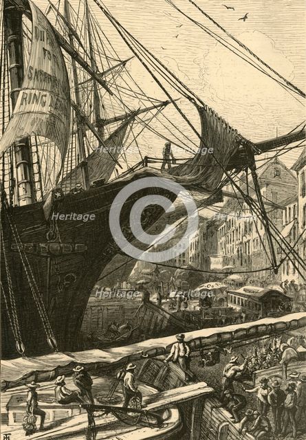 'A New-York River-Front', 1874.  Creator: William James Palmer.