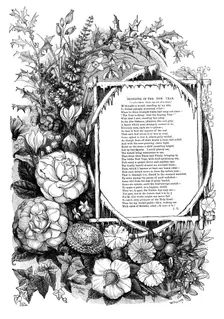 A New Year's Wreath, 1871. Creator: William James Palmer