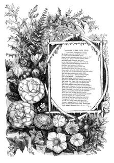 A New Year's Wreath, 1871. Creator: William James Palmer