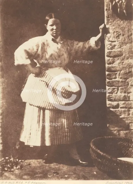 A Newhaven Fisherwoman, 1844. Creators: David Octavius Hill, Robert Adamson.