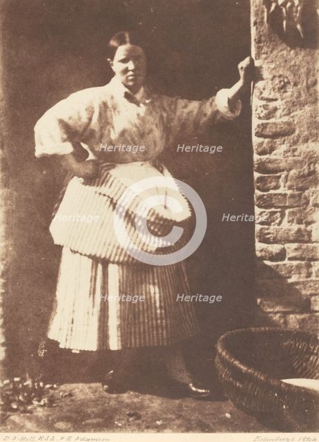 A Newhaven Fisherwoman, 1844. Creators: David Octavius Hill, Robert Adamson.