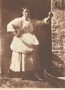 A Newhaven Fisherwoman, 1844. Creators: David Octavius Hill, Robert Adamson