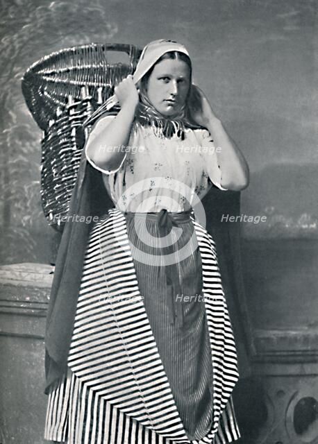 A Newhaven fishwife, Scotland, 1912. Artist: Alexander Inglis.