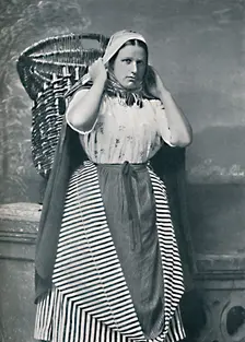 A Newhaven fishwife, Scotland, 1912. Artist: Alexander Inglis