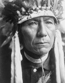 A Nez Percé, c1910. Creator: Edward Sheriff Curtis