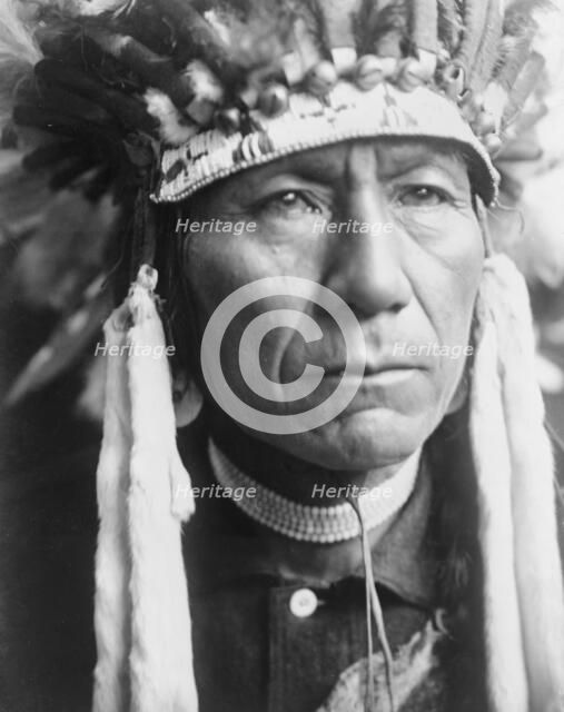 A Nez Percé, c1910. Creator: Edward Sheriff Curtis.
