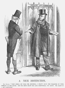 A Nice Distinction 1875. Creator: Joseph Swain