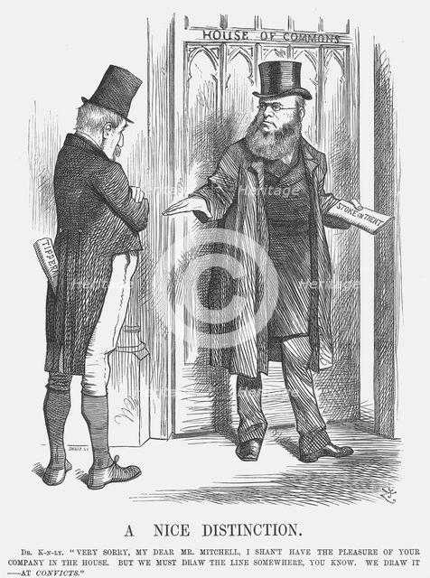 'A Nice Distinction', 1875.  Creator: Joseph Swain.