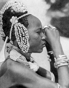 A Nigerian girl, 1936Artist: Wide World Photos