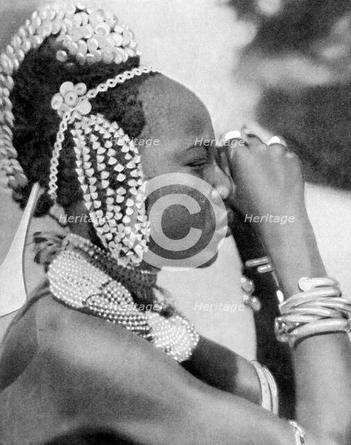A Nigerian girl, 1936Artist: Wide World Photos