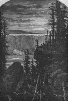A Night View of Niagara in Olden Time 1883