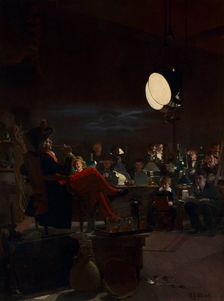 A Night Class, c. 1881. Creator: Jehan-Georges Vibert (French, 1840-1902)