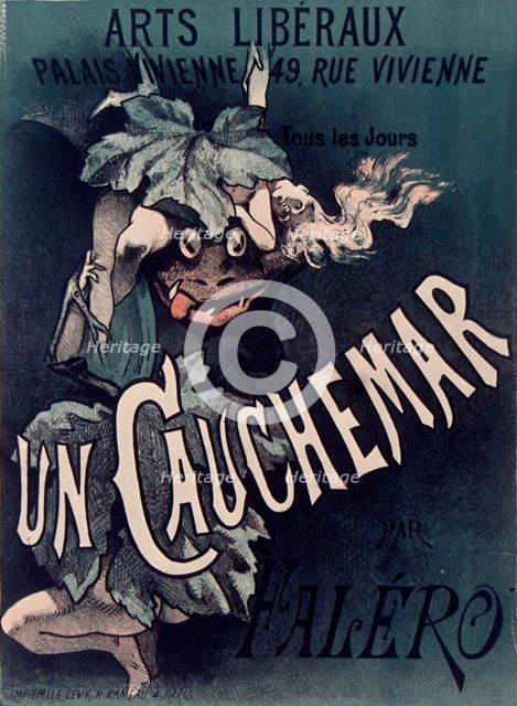 A Nightmare (Un Cauchemar). Arts Libéraux. Palais Vivienne, 1888.