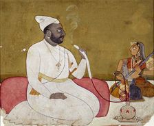 A Noble Being Entertained by a Female Musician, c1700. Creator: Unknown