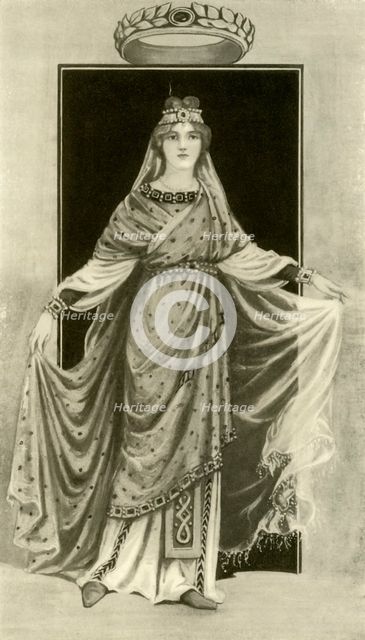 'A Noble Lady of the Sixth Century, A.D.', 1924. Creator: Herbert Norris.