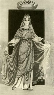 A Noble Lady of the Sixth Century, A.D. 1924. Creator: Herbert Norris