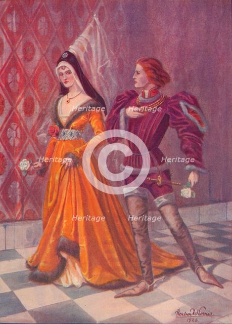 'A Nobleman and Lady', 1926. Artist: Herbert Norris.