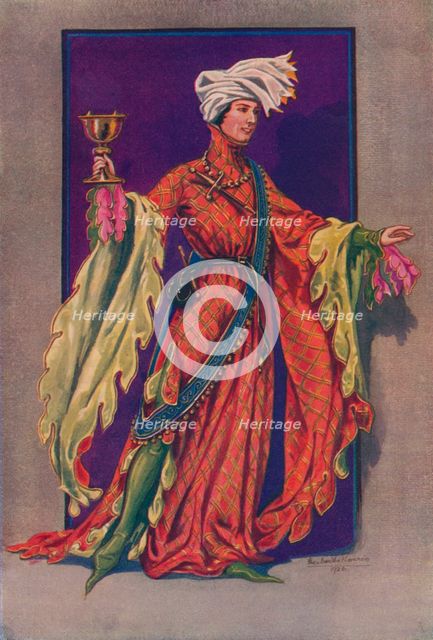 'A Nobleman. End of Fourteenth Century', 1926. Artist: Herbert Norris.