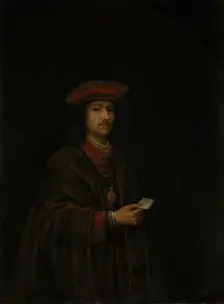 A Nobleman in red Costume, 1650. Creator: Philip Koninck