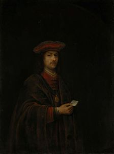 A Nobleman in red Costume, 1650. Creator: Philip Koninck