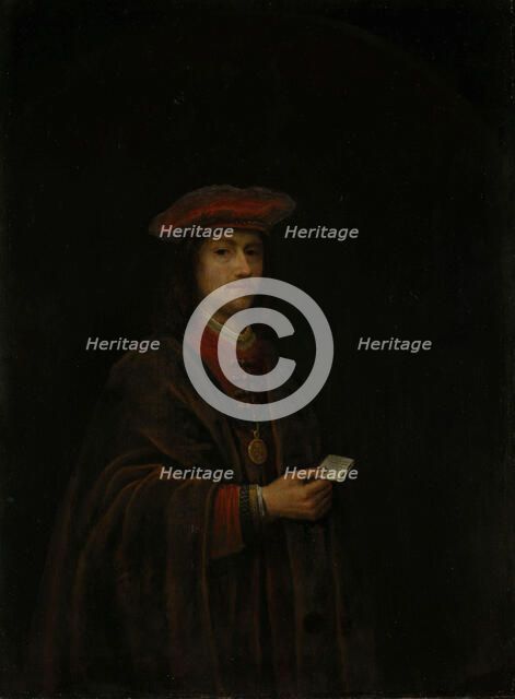 A Nobleman in red Costume, 1650. Creator: Philip Koninck.