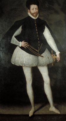 A Nobleman of the Valois Court, 16th century. Creator: School of Francois Clouet