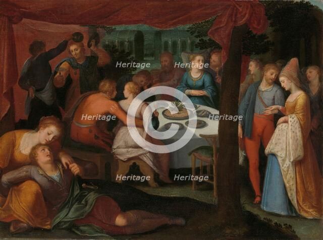 A Nocturnal Banquet, 1600-1613. Creator: Otto Van Veen.