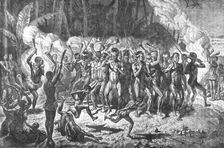 A Nocturnal "Pilou-Pilou" - New Caledonia; Some Account of New Caledonia 1875. Creator: Unknown