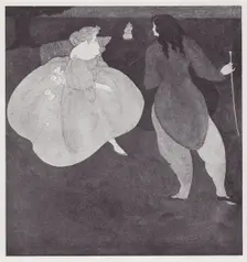 A Nocturne of Chopin, 1895. Creator: Aubrey Beardsley